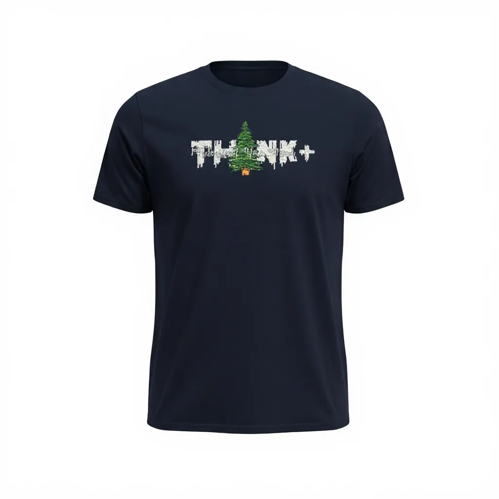 Think + Reconstruct Your Mind Navy Blue Shirt