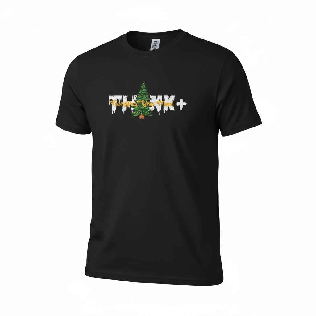 Think + Reconstruct Your Mind Black t-shirt