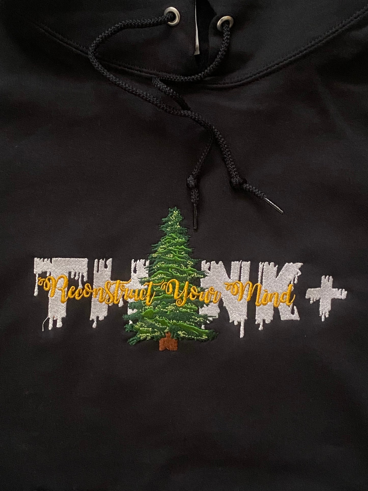 Think + Hoodie Black
