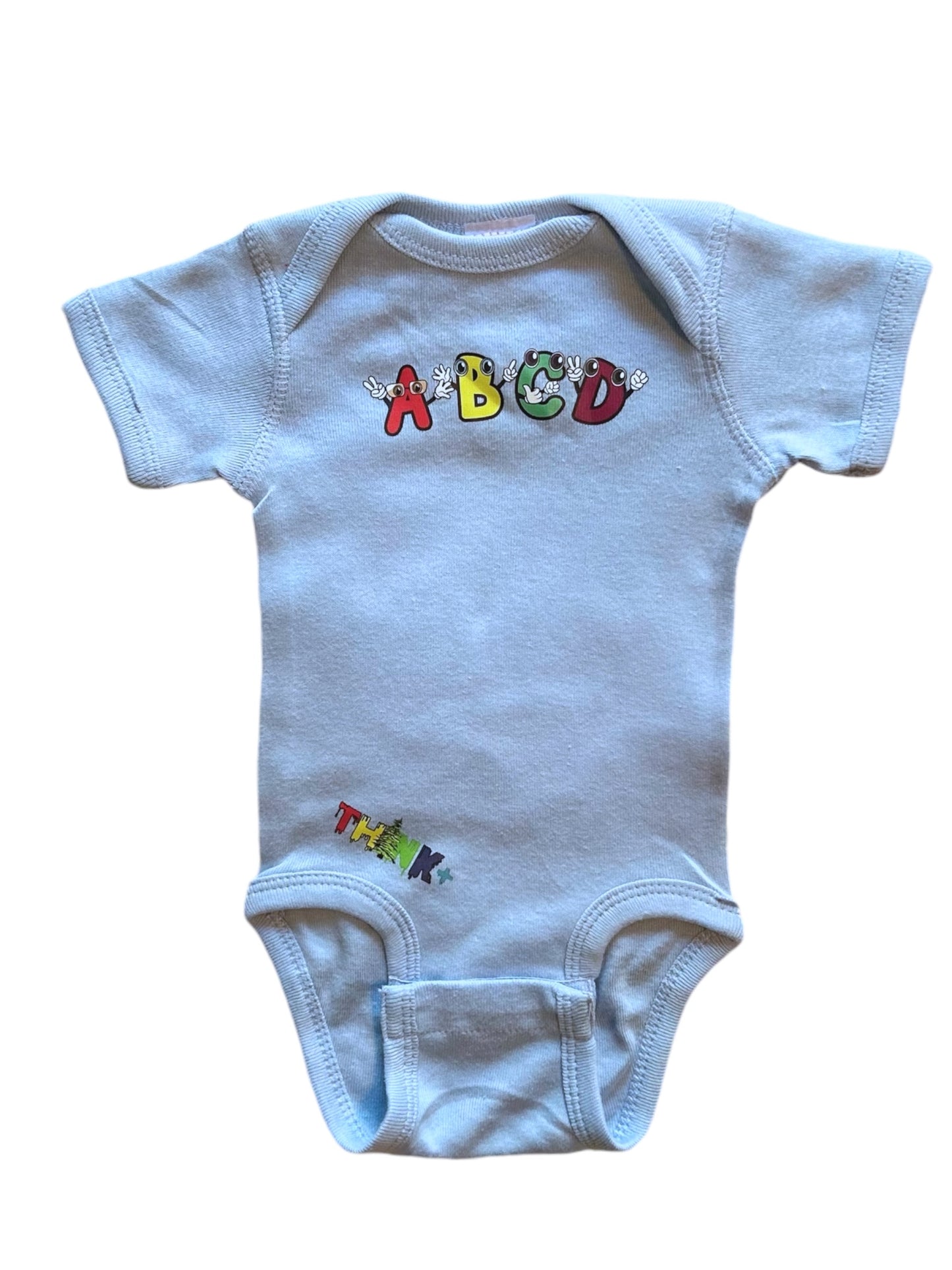 Baby Blue Infant ABCD Body suit