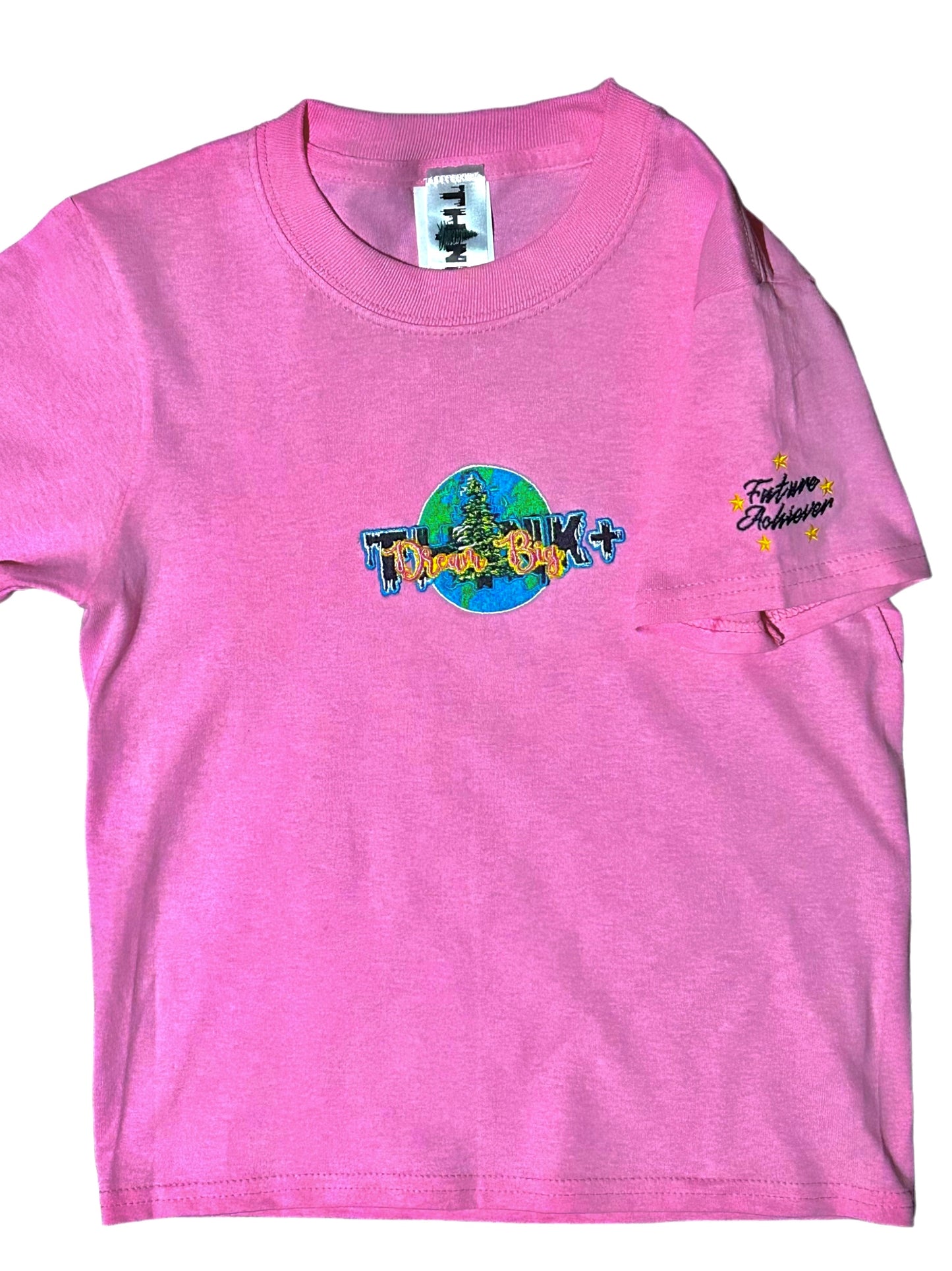 Dream Big Youth T-Shirt Pink