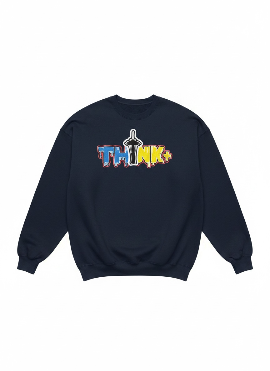 Navy Blue Think+ Space Needle