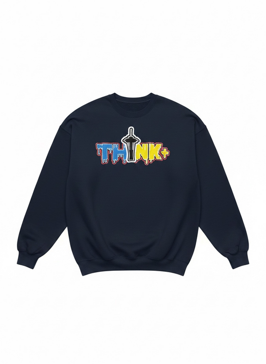 Navy Blue Think+ Space Needle