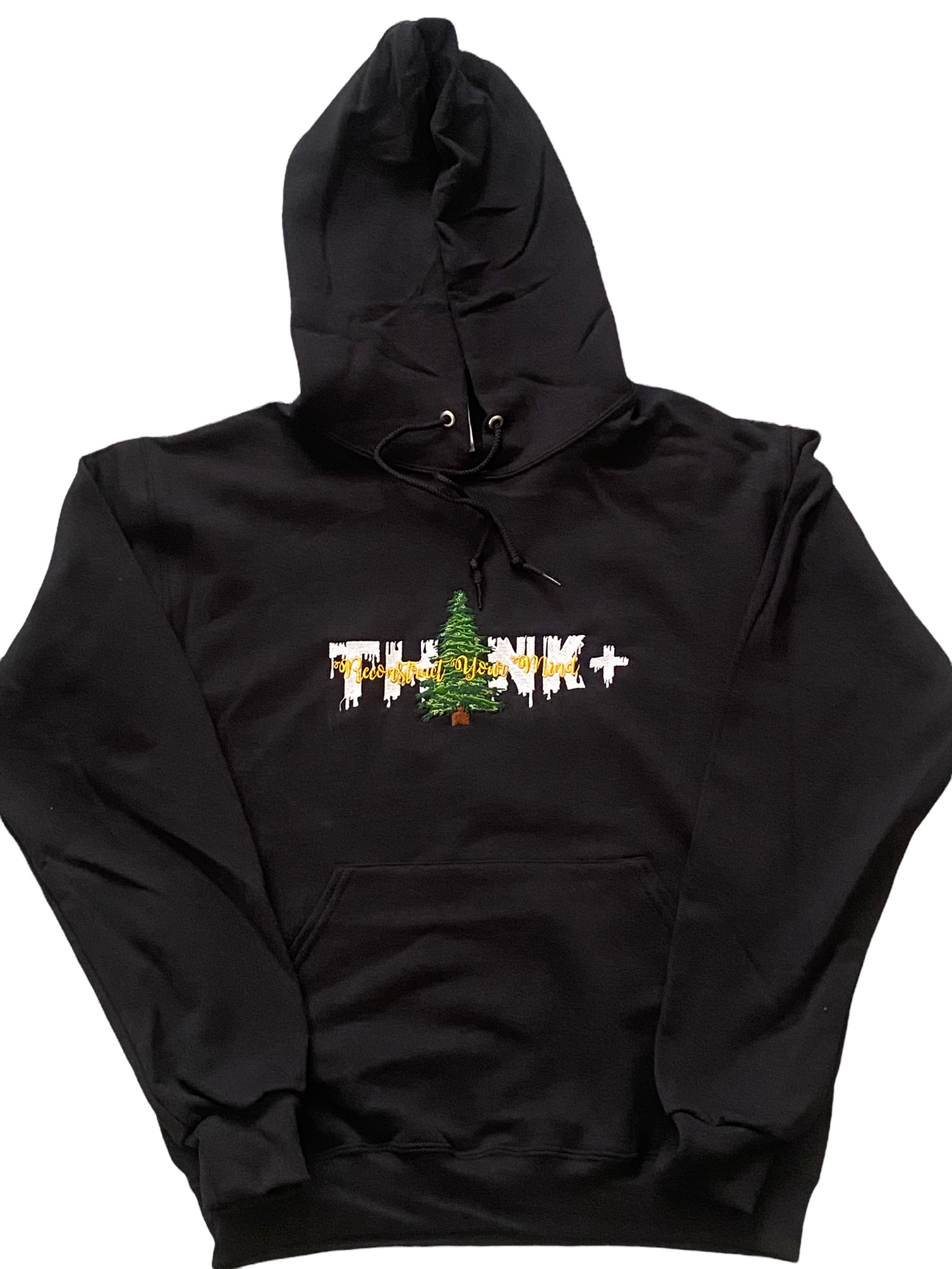 Think + Hoodie Black