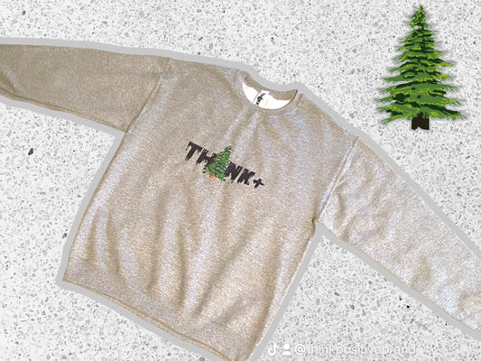 Gray Think + Sweatshirt