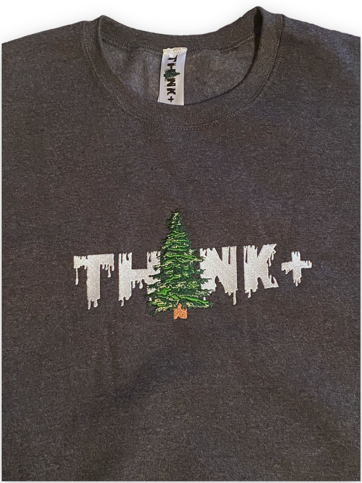 Heather Black Think + Sweatshirt